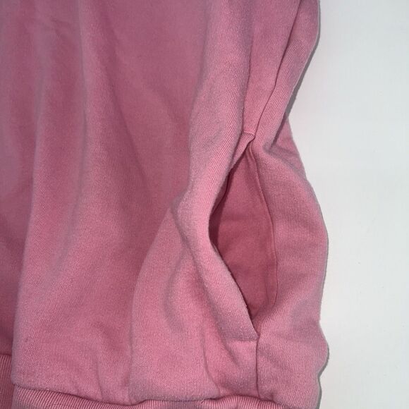 Pink Color VS PINK Fleece Half Zip Campus Sweatshirt Oversized Small‎ - Picture 6 of 6